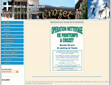 Tablet Screenshot of crozet.fr